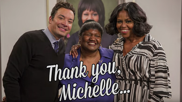 Michelle Obama's final late night show as First Lady featured plenty of 'thank yous'