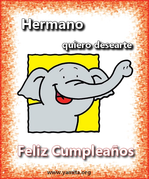 Feliz Cumpleaños Hermano