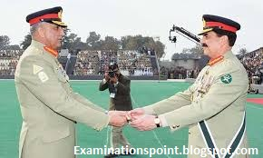 Change of Command Stick in Pak Army