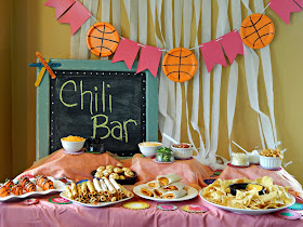 A Basketball Fiesta Party / Chili Bar #DelimexFiesta #ad 