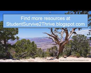 Find more resources at StudentSurvive2Thrive.blogspot.com