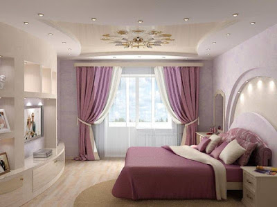 luxury bedroom designs with pop false ceiling