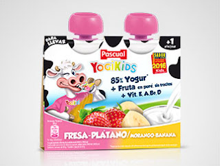 Yogikids Pouch Duopack Fresa-Plátano