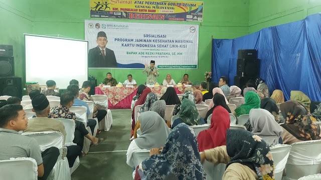 Ade Rezki hadiri Sosialisasi Program JKN KIS di Nagari Gunuang Malintang, Masyarakat minta Pemerintah putihkan tunggakan