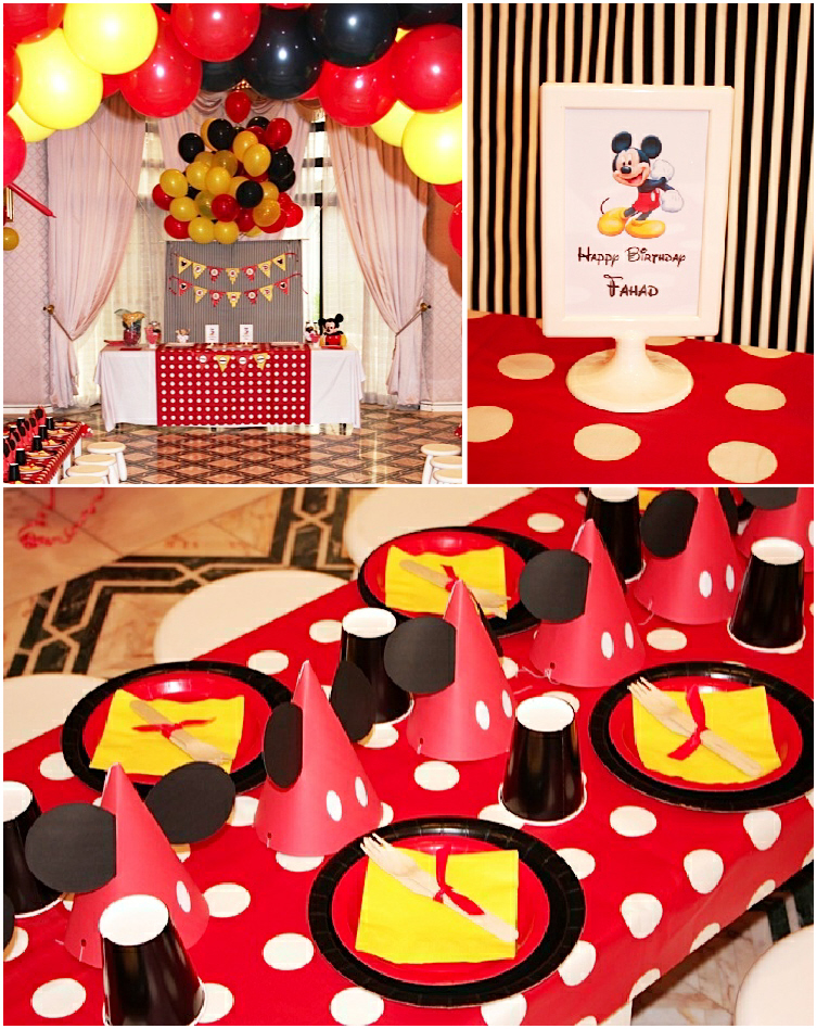 A Retro Mickey  Inspired Birthday  Party  Party  Ideas  