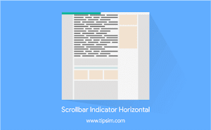 Cara Membuat Scrollbar Indicator Menggunakan JavasScript di Blog