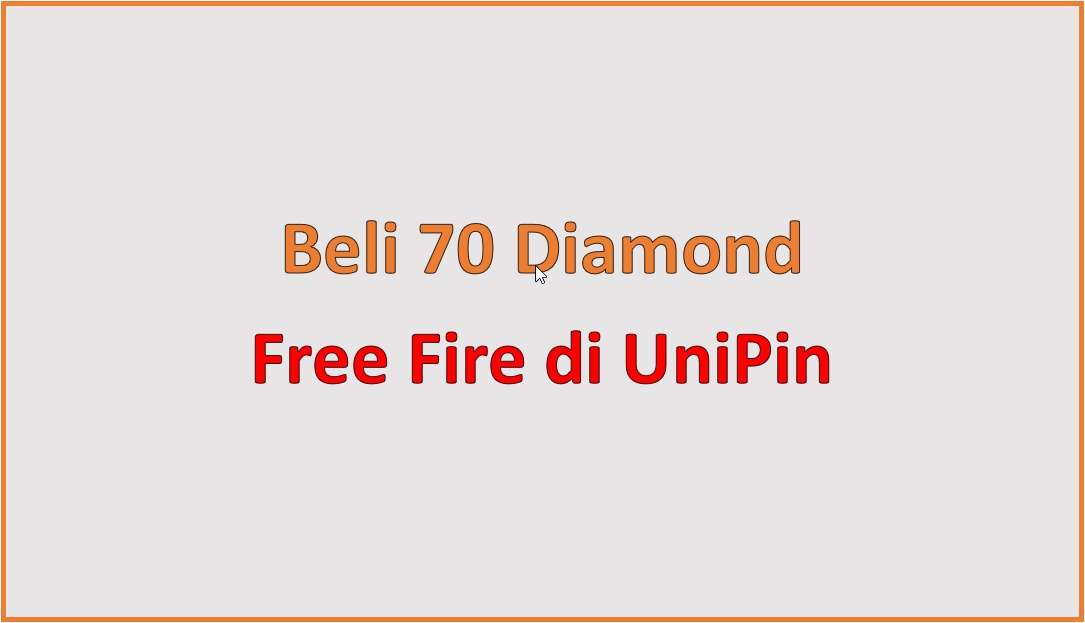 Beli 70 Diamond Free Fire di UniPin