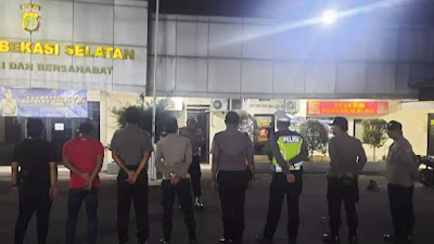 Cegah Kejahatan Jalanan, Personil Polsek Bekasi Selatan Gencar Patroli Malam