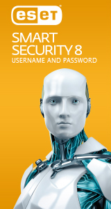 ESET Smart Security 8 username and password