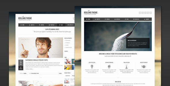 Rolling - Clean Business WordPress Theme - ThemeForest Item for Sale