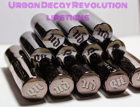 Urban Decay Revolution lipsticks