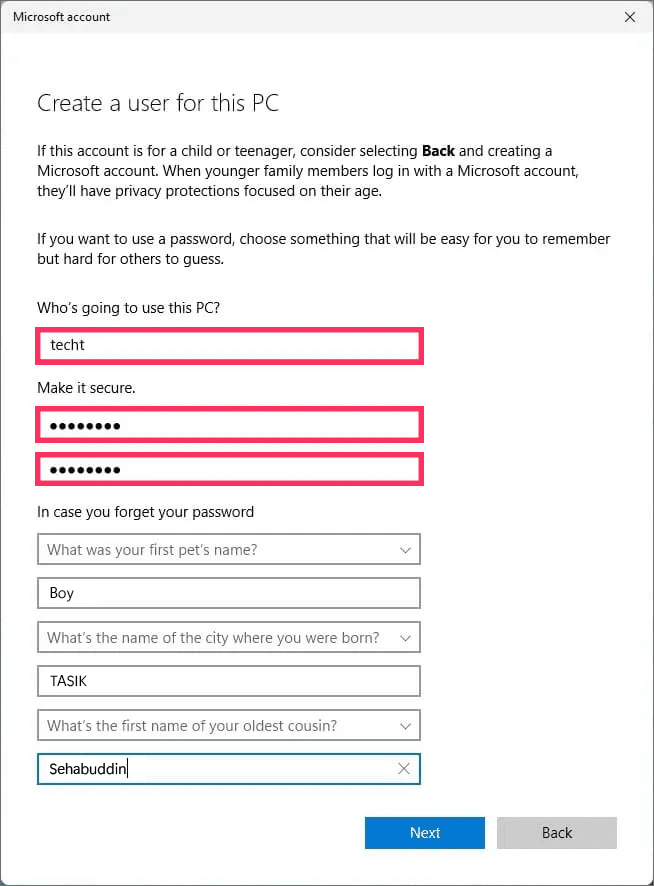 4-create-local-account-info-windows-11