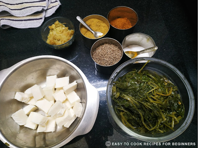 Palak-Paneer-Ingredients