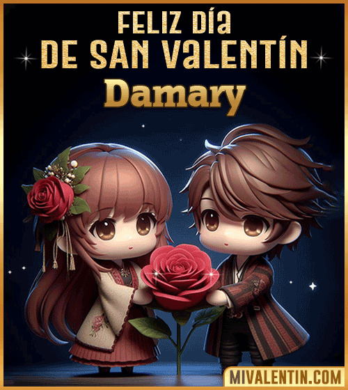 Imagen Gif feliz día de San Valentin Damary