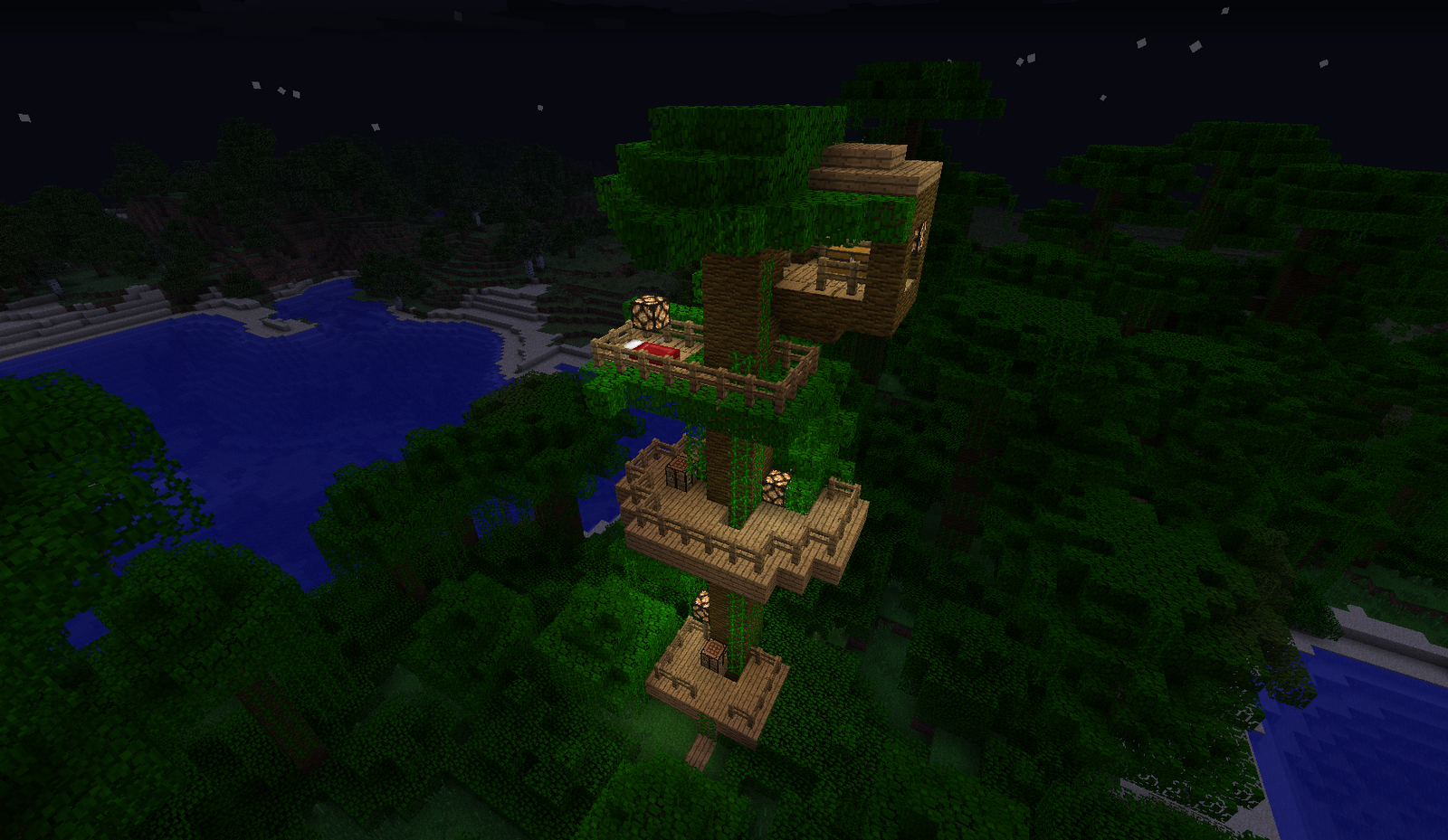  Minecraft  Building  Ideas  Tree house 
