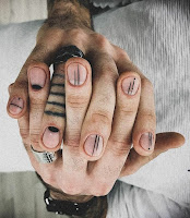 Ideas de uñas pintadas para hombres