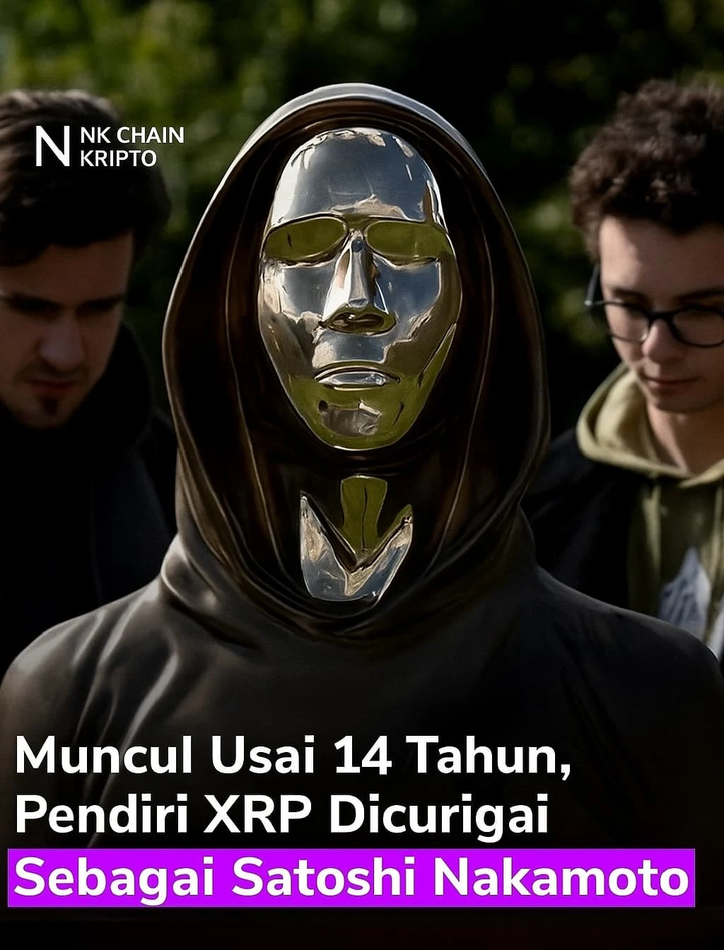 Patung misterius dikaitkan dengan Satoshi Nakamoto dan isu pendiri XRP