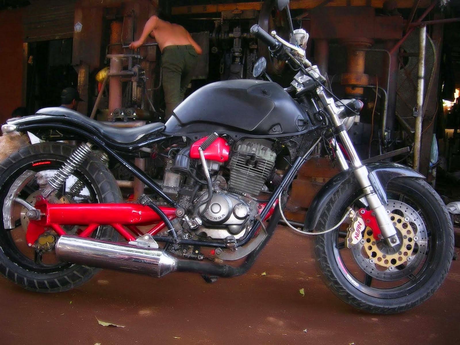 Desain Modifikasi Motor Tiger Menjadi Harley Davidson Otomotif