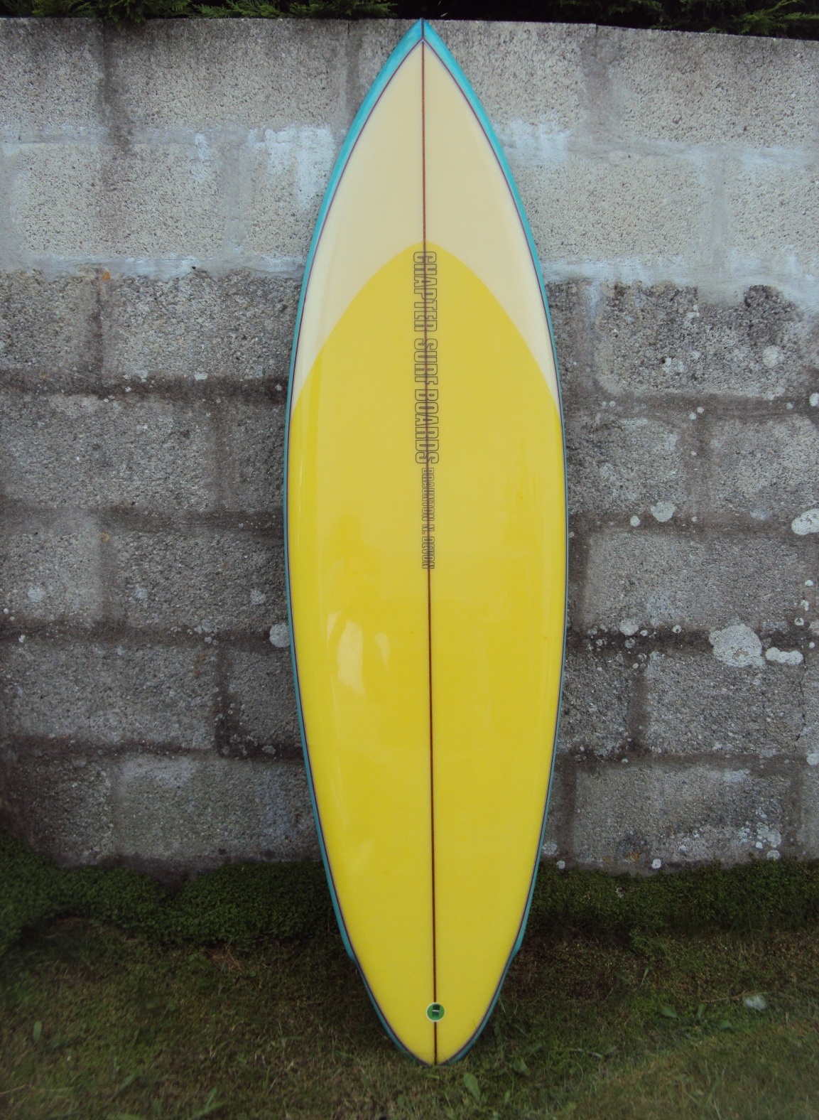 vintage surfboard collector UK: Chapter single fin