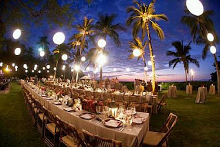 Outdoor weddings decoration