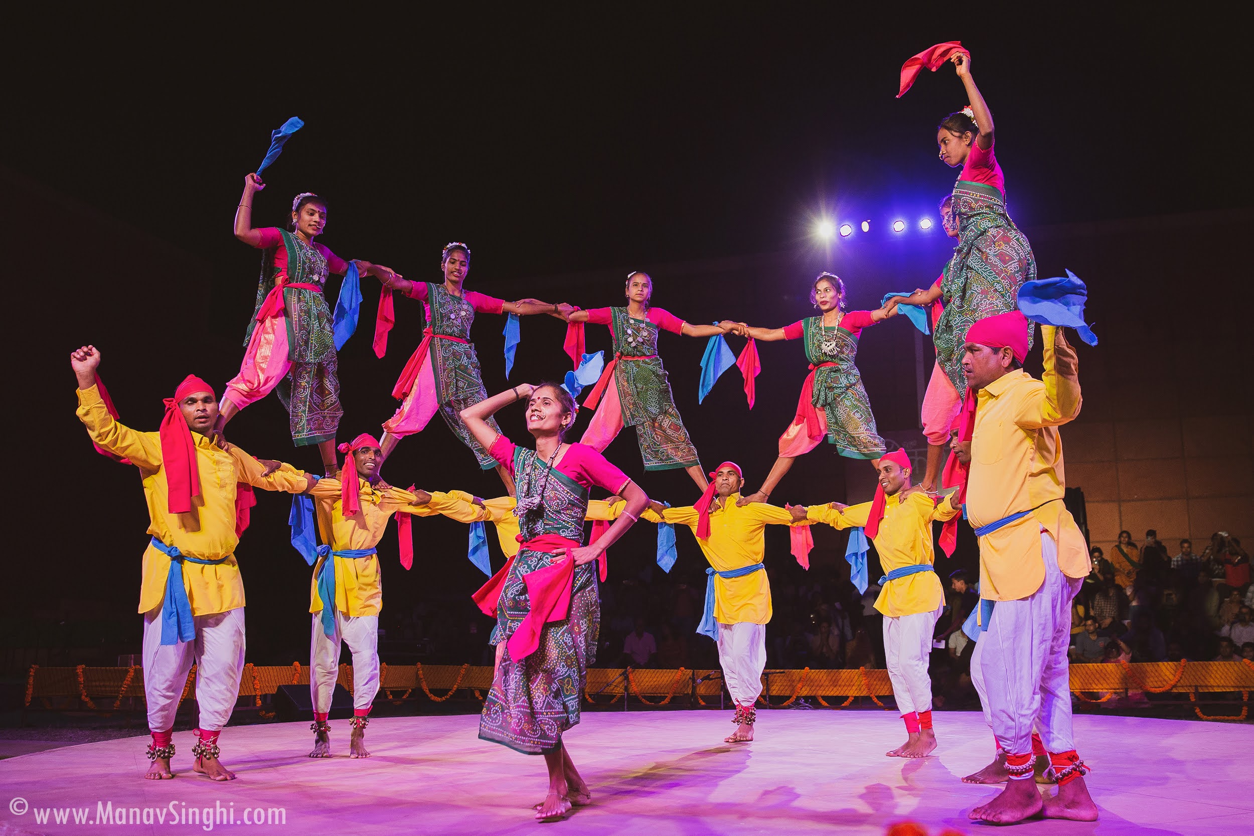 Dangi Dance of Kunbi Tribe Gujarat at Lokrang Jaipur