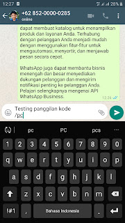 Update WhatsApp Business 2.20.20 dan Fitur Balas Cepat Yang Semakin Sulit