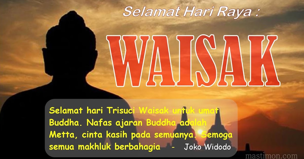 Kumpulan kata kata ucapan Selamat Hari Raya Waisak 2561 