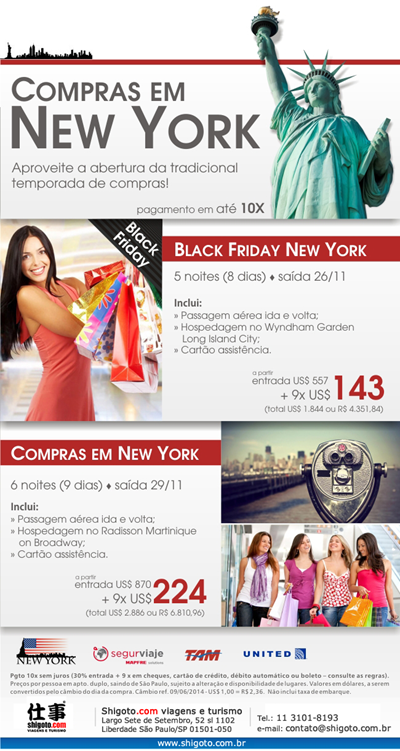 compras em new york