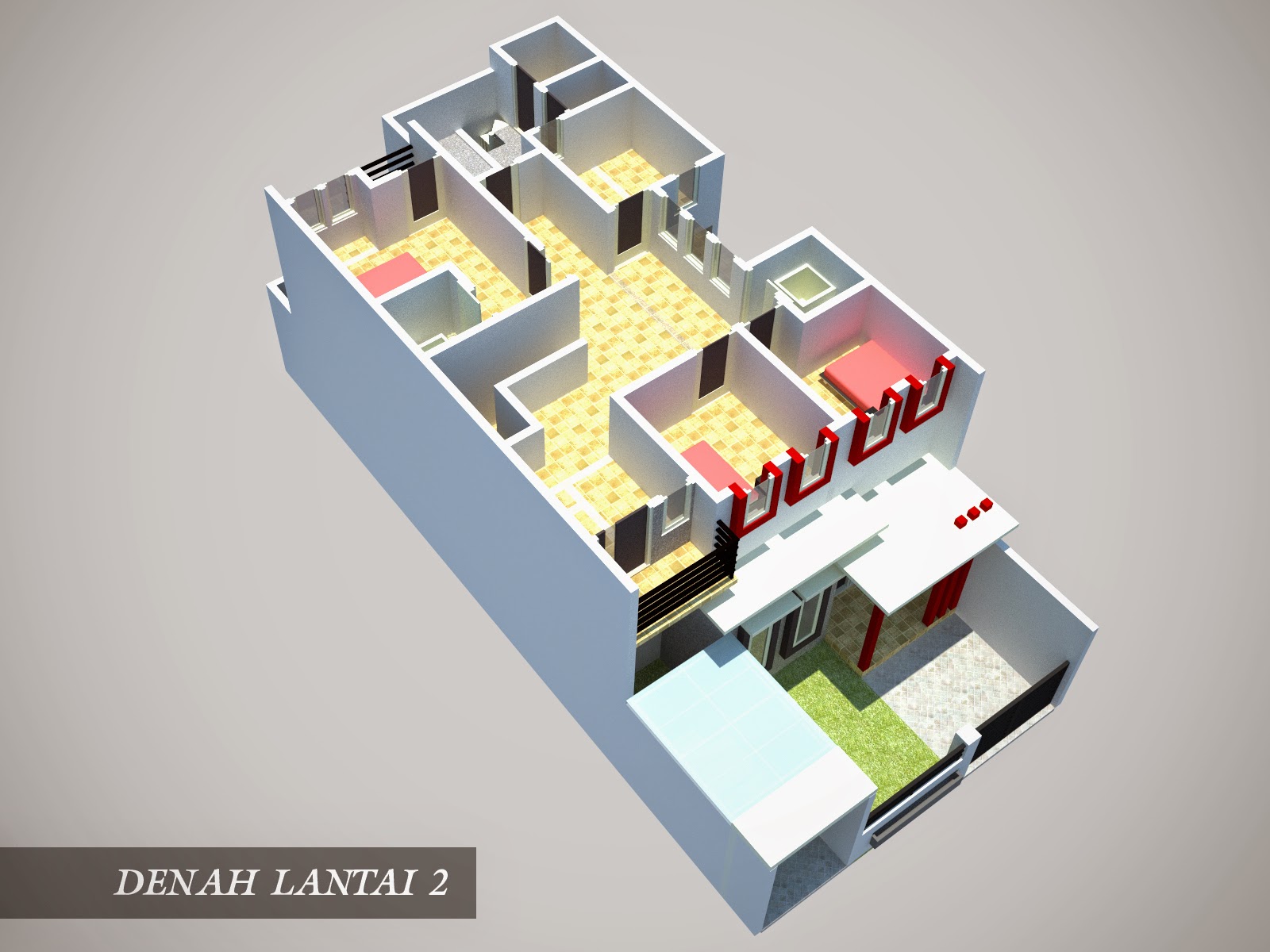 Desain Rumah Minimalis dua Lantai Autocad Foto Desain Rumah