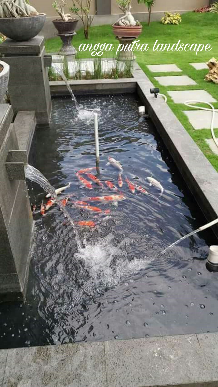 Jasa pembuatan kolam tebing | kolam ikan ko,i | relief,air terjun cepu