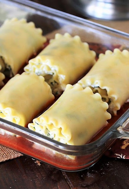 Rolled Up Spinach Lasagna Roll-Ups Image