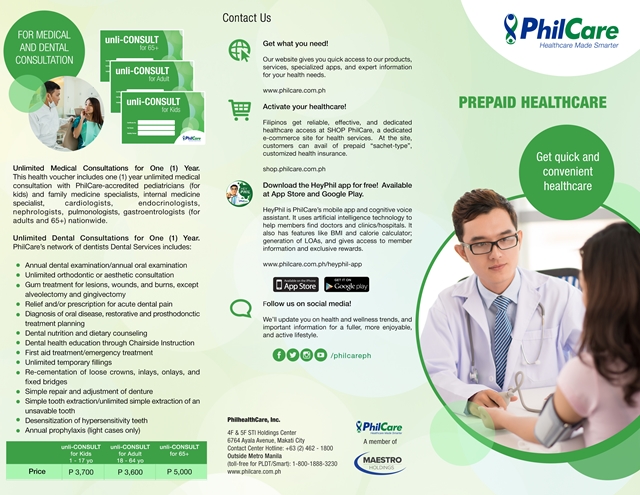 PhilCare's Health Vantage: A Prepaid Health Card