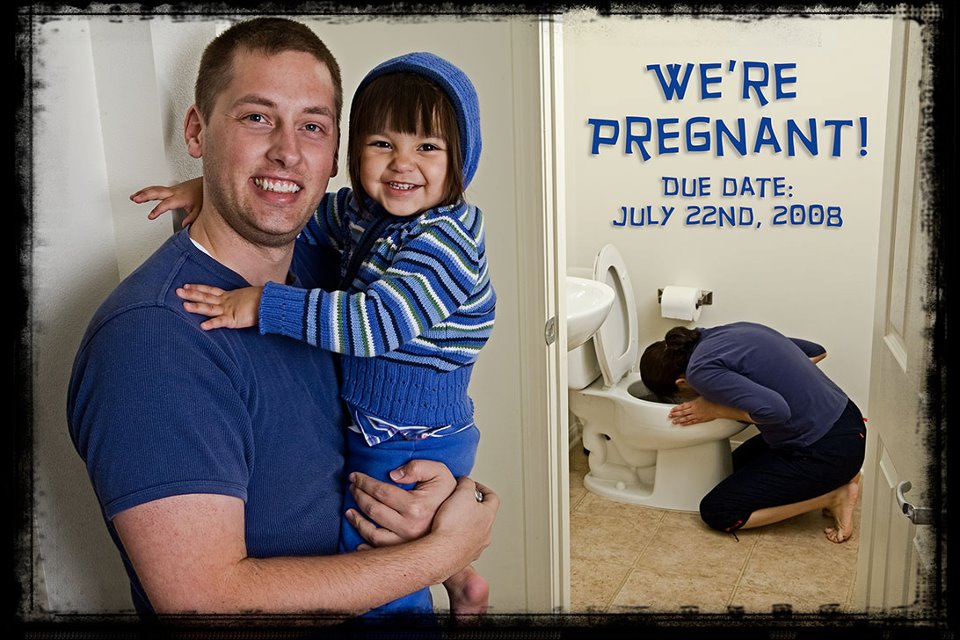 Funny Pregnancy Announcement Ideas Photo