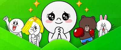  Line Moon sticker