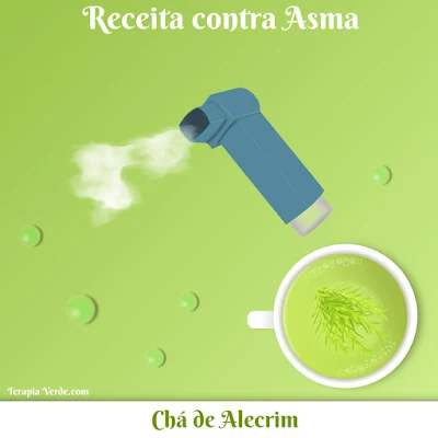 Receita Contra Asma: Chá de Alecrim