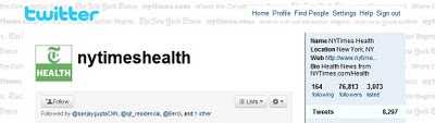 Twitter do New York Times Health