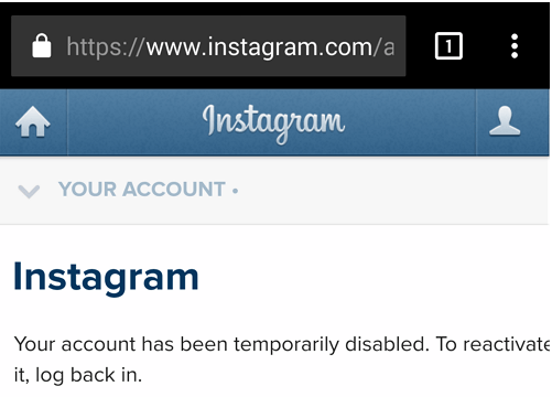 How To  Delete a Temporary / Permanent Instagram Account on an Android Phone 10