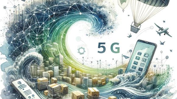 Illustration de l'impact de la 5G sur le commerce électronique sur 2Bill.fr