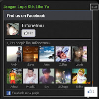 Cara Membuat Fans page Facebook Di Blog