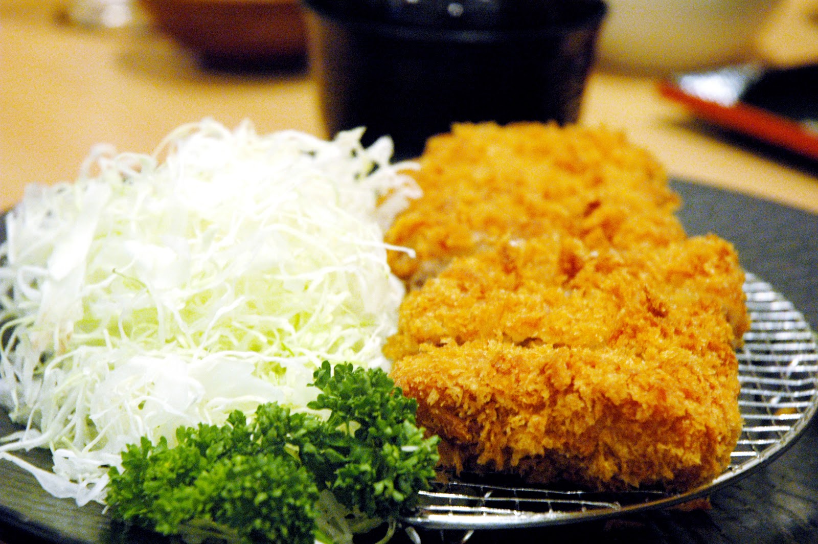 Dude For Food Menchi Katsu More Katsu Love At Yabu The House Of Katsu