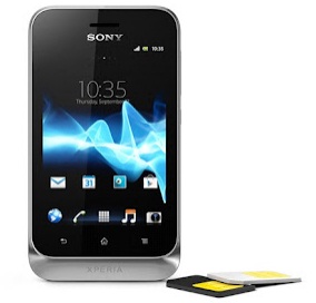 Sony Xperia tipo dual, HP Android Dual SIM layar 3.2 inch harga Rp 1.5 juta