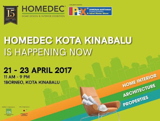 HOMEDEC Home Design & Interior Exhibition at 1Borneo, Kota Kinabalu (21 April - 23 April 2017)