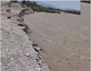 río Cañete con un caudal de 271.71 m³/seg