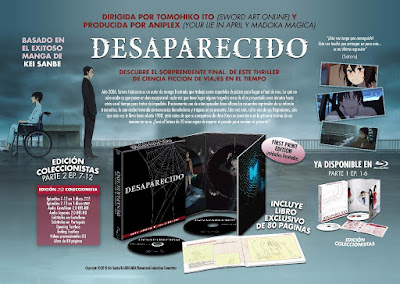 DESAPARECIDO Parte 2. Bluray edición coleccionistas.