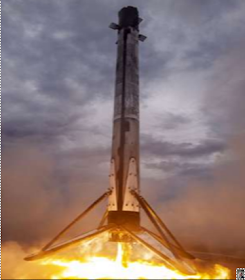 رقم قياسي للمرة السادسة لاطلاق وعودة  فالكون Falcon 9 الناجحة