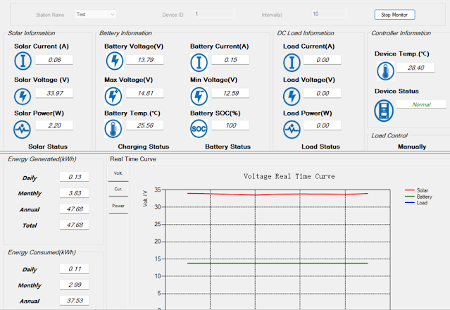 EPEVER Solar Station Monitor