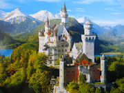 Exterior of the Neuschwanstein Castle. In case you don't recognize the . (cimg )