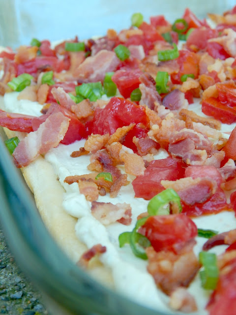 football tailgate guacamole squares (sweetandsavoryfood.com)