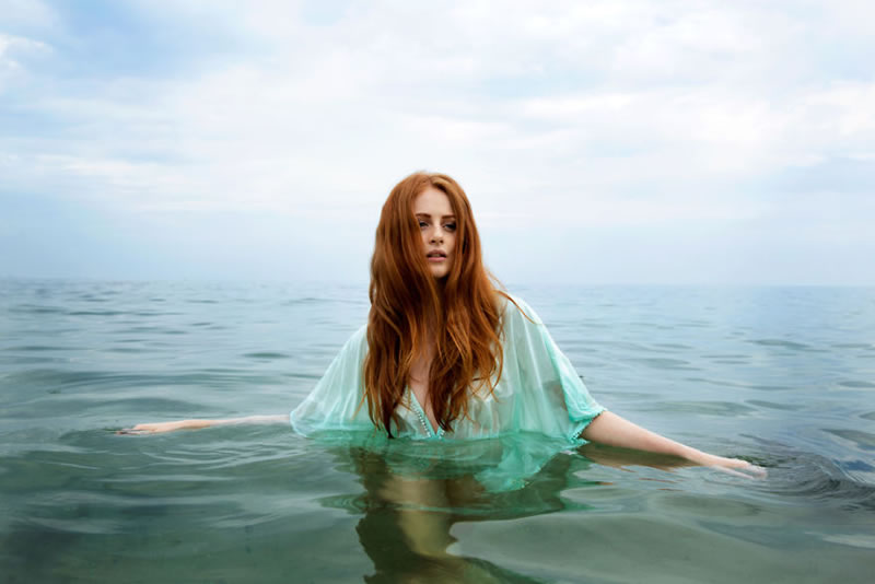 beautiful long red hair