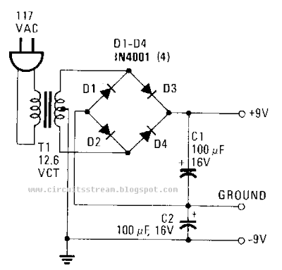 Simple Power supply Circuit Diagram